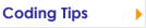 Coding tips