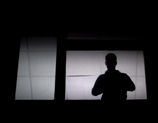 Silhouette of patient