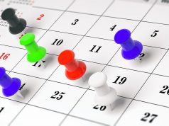calendar marking hospitalist work shifts